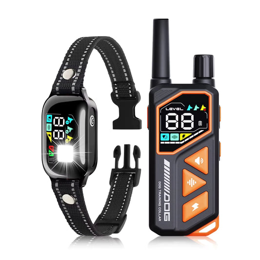2026 AI-Powered Dog Training Collar - 3300Ft Range, Automatic Mode & IPX7 Waterproof Anti-Bark Solution