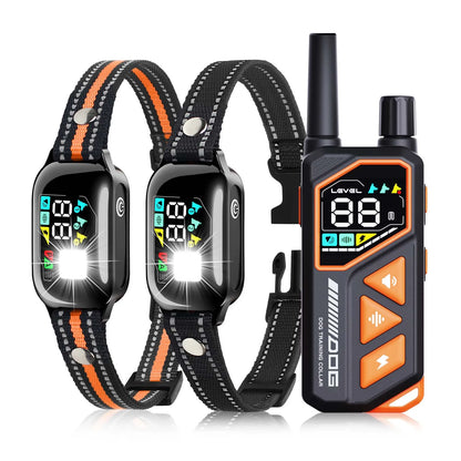 2026 AI-Powered Dog Training Collar - 3300Ft Range, Automatic Mode & IPX7 Waterproof Anti-Bark Solution